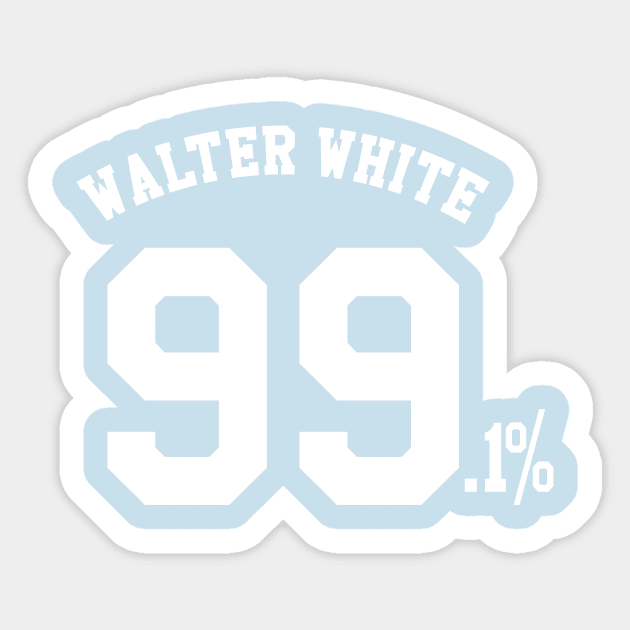 99% Blue Meth Sticker by Soriagk